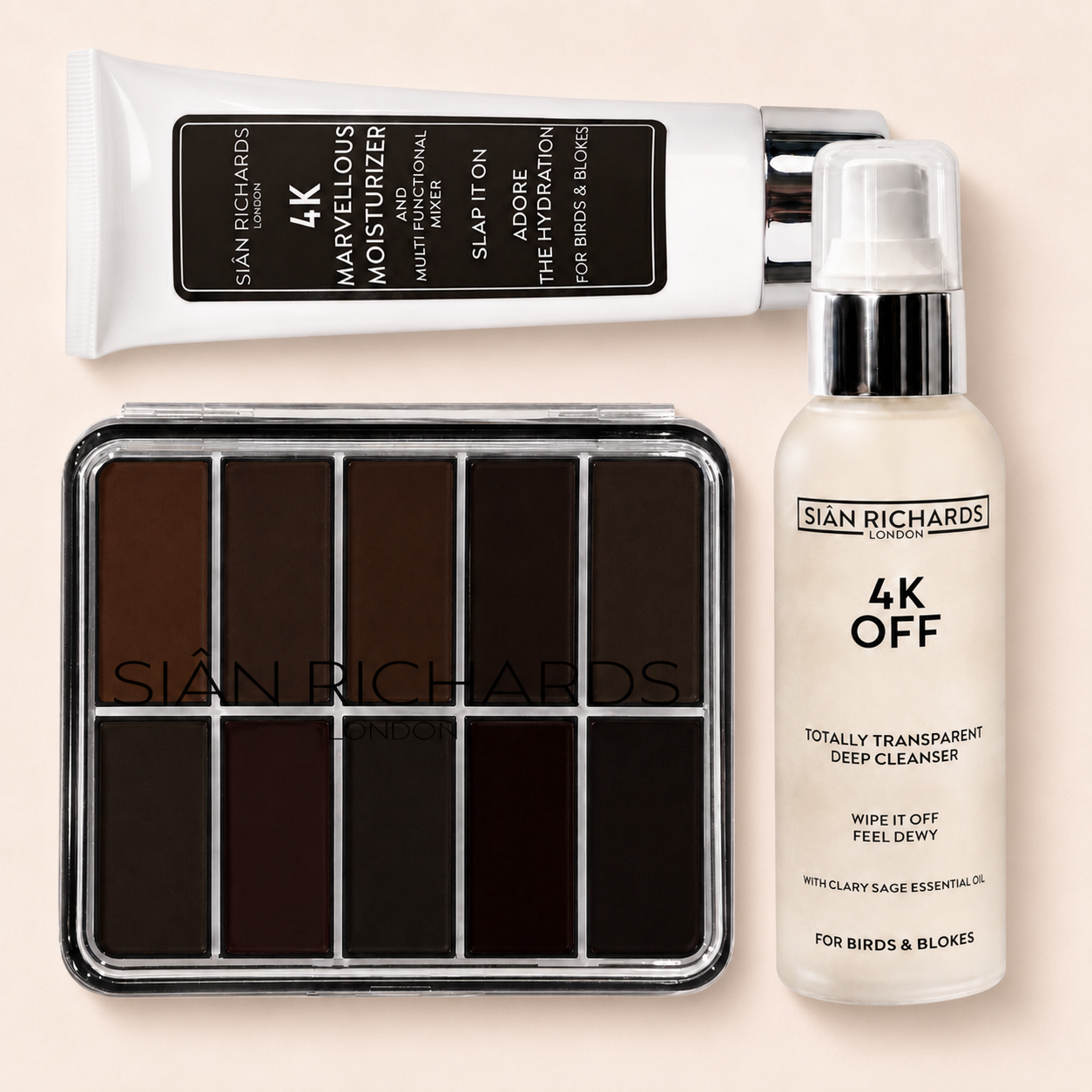 Melanin Hydroproof Total Makeup Kit